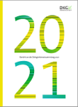 Titelseite des Geschäftsberichts 2021 der Deutschen Krebsgesellschaft