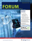 Titelseite des DKG-Mitgliedermagazins FORUM, Ausgabew 1/2022, zum Schwerpunktthema "Hot Topics DKK 2022"
